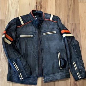Sourock Mens Leather Jacket